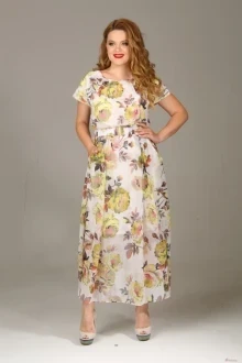 Платье Bonna Image 264 желтые цветы